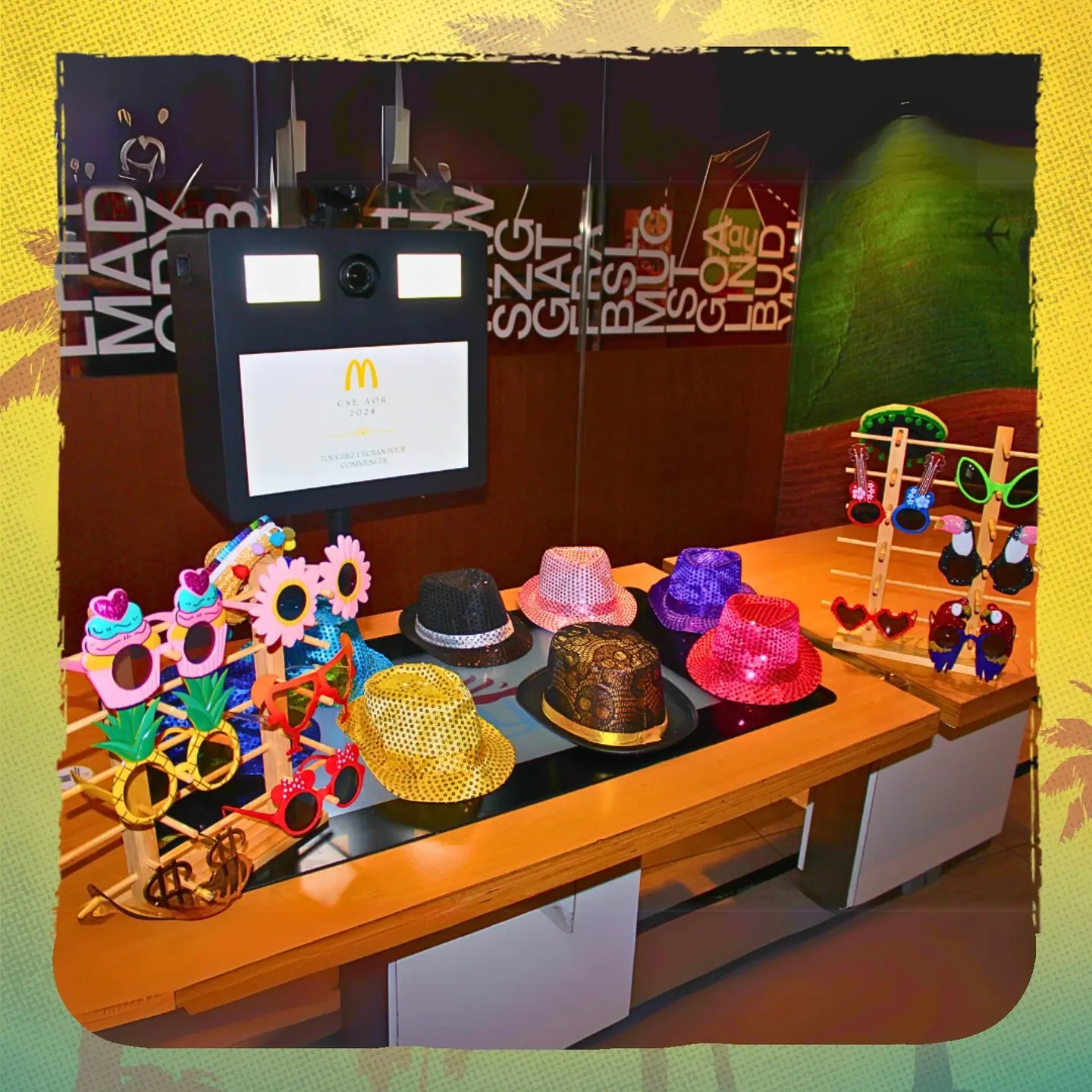 Animation photobooth pour anniversaire à Paris - Location borne selfie