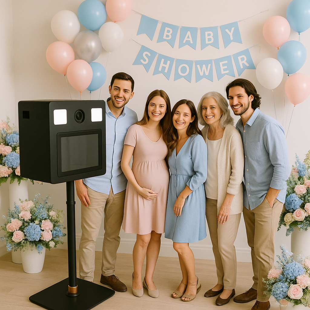 Photobooth Baby Shower - Animation photo pour fête prénatale